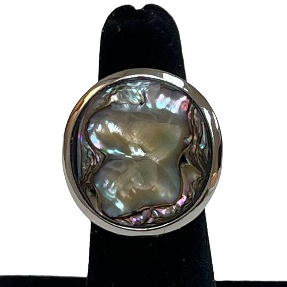 Unique 925 SILVER RING Size 5 - Picture 1 of 4